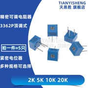 3362P Có Thể Điều Chỉnh Điện Trở Chiết Áp Điều Chỉnh Trên 2K 5K 10K 20K 202 502 103 203 Nhiều Lượt