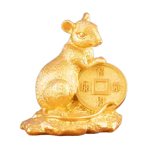 珊瑚 鼠 18金 吉祥物 珊瑚鼠18金 吉祥物