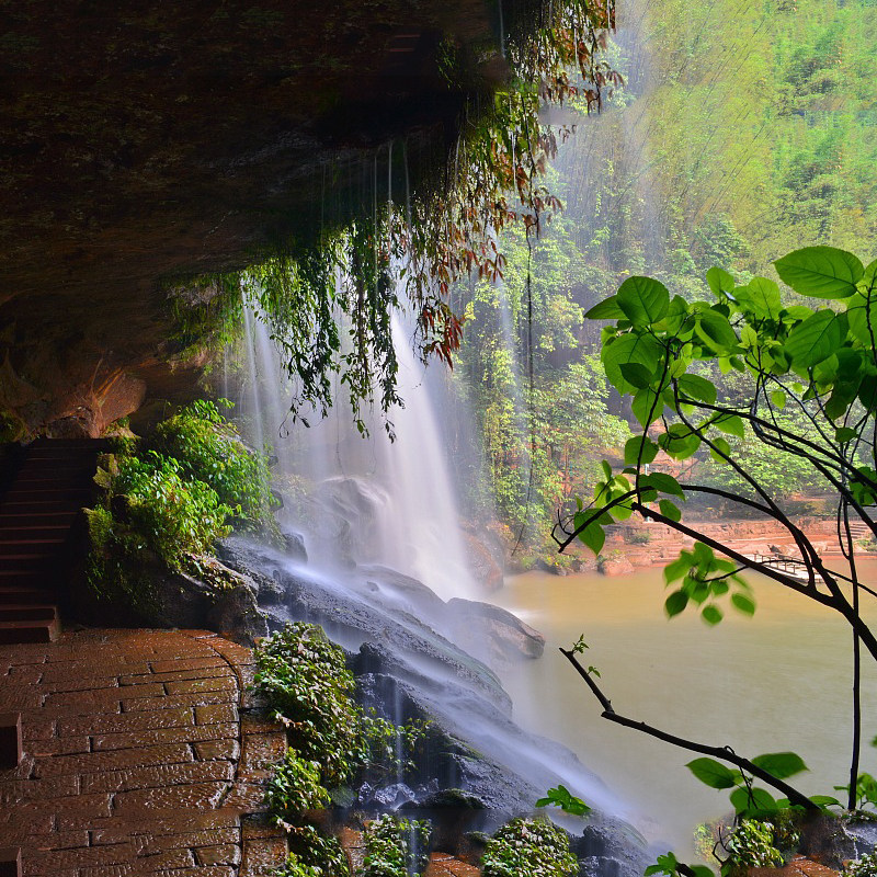 【咨询客服领取红包】黄果树景区2+1头等舱车高端纯玩一日游
