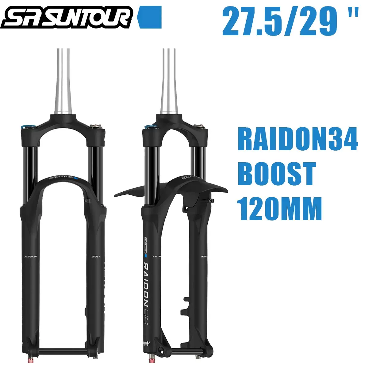Boost Suntour Raidon Rl Bike Fork Suntour Raidon 32 Lor Ds 120mm