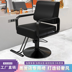 New Hairdressing Chair, Barber Shop Chair, Salon-Specific Adjustable Swivel Stylish Haircut Chair, Light Luxury for Perming, Cutting, and Dyeing