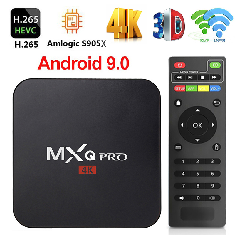 DOSYU MXQ PRO 4K HD Ʈ TV ڽ ȵ̵ 9.0 S905X 2.4G | 5G W-