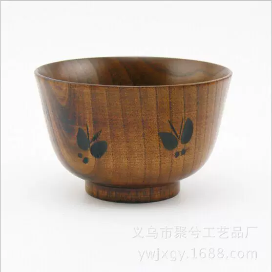 工芸品漆木碗-