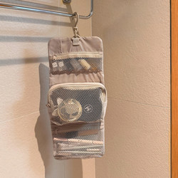 Japanese-Style Large-Capacity Travel Toiletry Bag, Hangable, Foldable, Waterproof Makeup Bag, Convenient Travel Storage Bag with Compartments