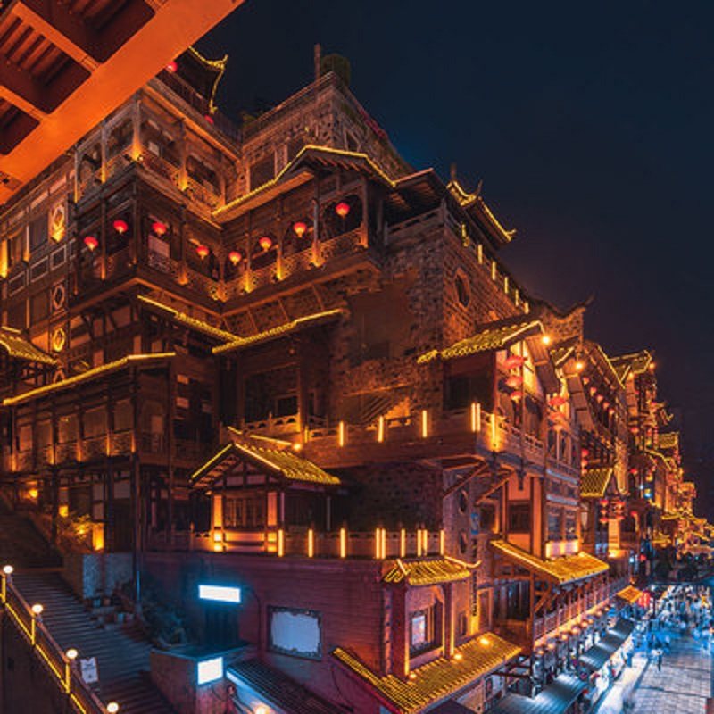 抖来重庆4日游(千年磁器口+李子坝轻轨穿楼)