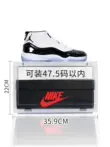 aj hộp giày hộp lưu trữ acrylic trong suốt chống oxy hóa nhựa giày tường net người nổi tiếng sneaker tổ chức chống bụi giày lưu trữ hiện vật 