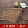 Thảm lót trà Thảm trà Zen phong cách Trung Hoa mới Thảm tre chống nước Phụ kiện bộ trà Kung Fu Bàn trà Khay trà Thảm lọc bàn trà