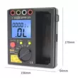 Máy đo điện trở cách điện kỹ thuật số Binjiang BM3549 Đồng hồ vạn năng 500V/1000V/2500V