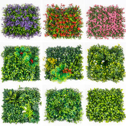 50*50 simulated plant wall lawn sun protection green plant anti-UV high-end plant background wall green plant wall artificial turf