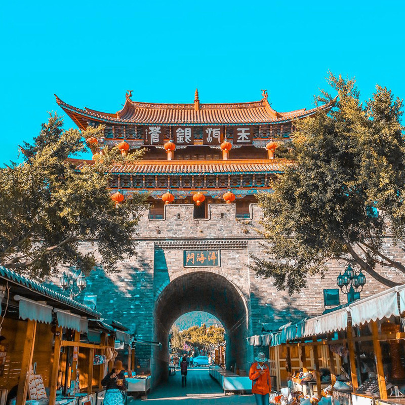 0自费+住四钻含机票云南旅游直飞丽江大理玉龙雪山洱海游船千古情