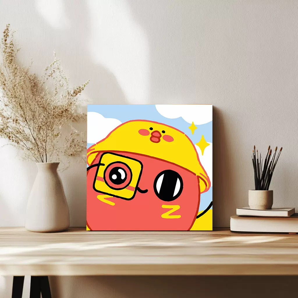 chiikawa吉伊卡哇diy数字油画填色手工涂色油彩画可爱卡通动漫