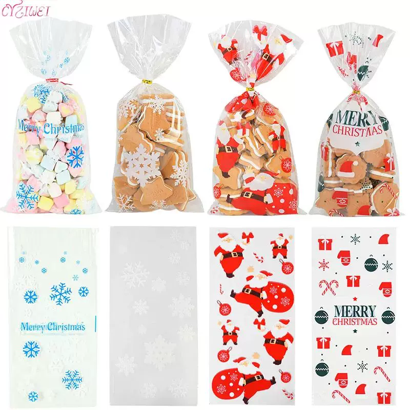 Christmas Gift Bag Transparent Plastic Bags