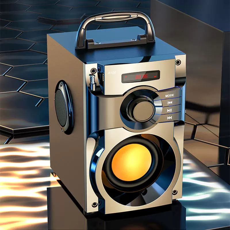 ♥象牙調　未使用　最高級　風鎮　桐箱付き 7级防水户外60W重低音DSP蓝牙音箱大功率高配蓝牙音箱低音