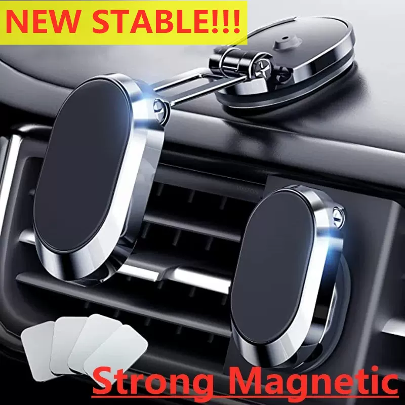 Magnetic Car Phone Holder Magnet Smartphone Mobile Stand Cel-Taobao