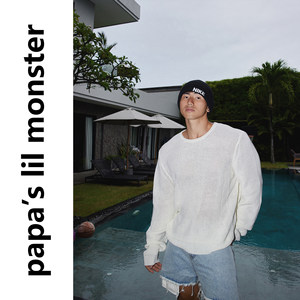 
PAPASLILMONSTER [Skilled and Lazy] American retro old money style sweater long-sleeved T-shirt top for men