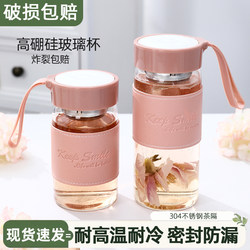 Glass Cup for Women, High Aesthetic Value, Mini Portable Coffee Juice Breakfast Cup, Soy Milk Milk Cup, Drinking Cup, Tea Cup