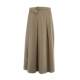 PATAVINITY Temperament Commuting Irregular High Waist Slim A-line Large Slim Skirt for Women Spring and Autumn Mid-length Skirt