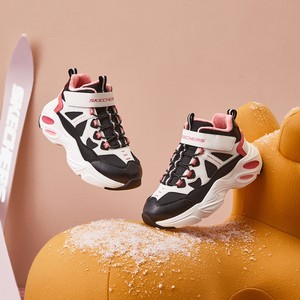 
Skechers Skechers girls' shoes autumn and winter fashion retro velvet boots non-slip wear-resistant sports shoes 303902L