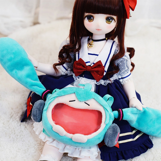 初音ミク ミク ふふ かわいい ミニ 小さめ 痛バッグ ヘッドホンバッグ クロスボディ