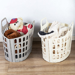 Dirty Clothes Basket, Foldable Household Dirty Clothes Storage Bin, Wall-Mounted Bathroom Laundry Basket for Storing and Changing Dirty Clothes