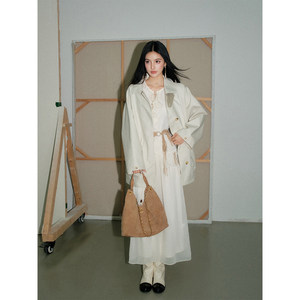 
[Ready stock] OLIVIA DUO drawstring short windbreaker autumn casual loose long-sleeved short windbreaker for small people