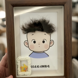 Baby Lanugo Hair Fetal Hair Souvenir LAOSHU Photo Frame DIY Boy Girl Newborn Bangs Umbilical Cord Collection Box