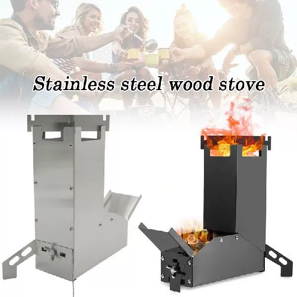 Portable Stainless Steel Stove Foldable Wood Burning Stove-Taobao