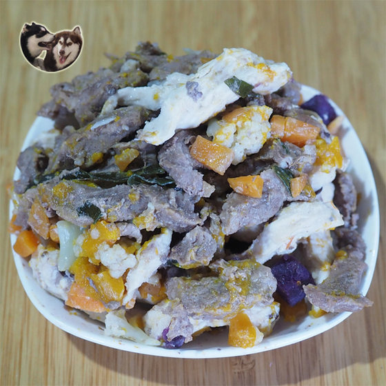 
Grain-free wet dog food, fresh dog rice, handmade homemade dog food for pets, canned Alaskan mixed food supplement