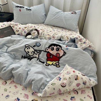 Cartoon ins cute small new towel embroidery set