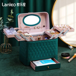 Large-Capacity Cosmetic Bag Women's Portable Case 2024 New Waterproof Super Popular High-End Skin Care Product Bag Air Cushion Storage Box