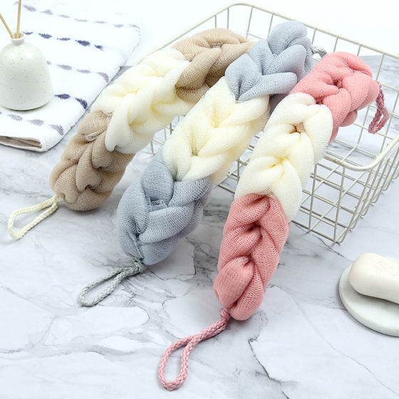 Bath strip Bath towel, bath towel, pull back strips, adults rubbed back towel, bath ball bubble powerful mud artifact
