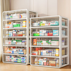 Medicine Box for Home Use, Large Capacity, Multi-Layer Medicine Storage Box, Drawer-Type Medicine Storage Cabinet, Large Household Medicine Box