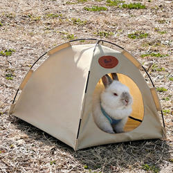 Rabbit Nest for All Seasons, Rabbit Nest, Cat Nest, Pet Outdoor Camping Tent, Removable and Washable Semi-Enclosed Safe Nest