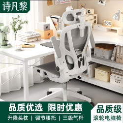 Computer Chair, Home Ergonomic Chair, Adjustable High School Student Chair, Durable Office Chair, Comfortable for Long Sitting, Gaming Chair