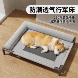 Pet Dog Camping Bed, Dog Bed, Suitable for All Seasons, Removable and Washable, Elevated for Small, Medium, and Large Dogs, Summer Pet Bed