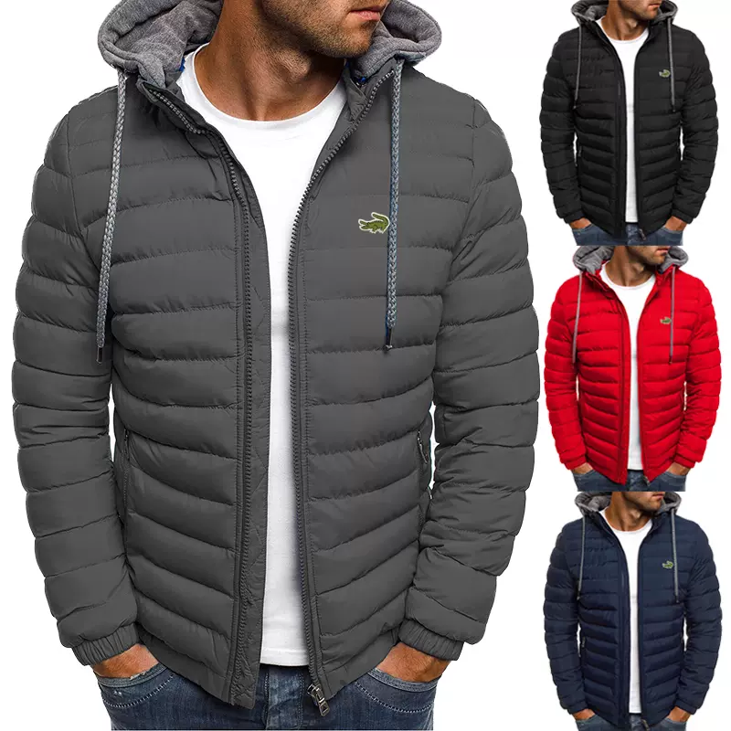 High quality men's warm and windproof cotton jacket fashion-Taobao