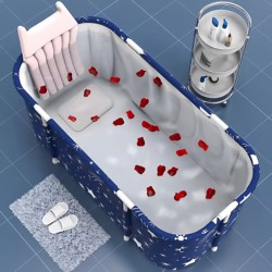 Folding Heated Bath Tub for Adults, Home Use Bath Bucket, Sitz Bath, Full Body Bath Tub, Adult Essential