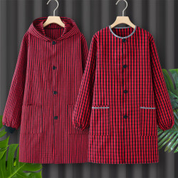 Pure Cotton Apron for Kitchen Use, 2025 New Style, Beautiful Cooking Apron for Women, Men's Work Clothes, Oil-Proof, Special for Work