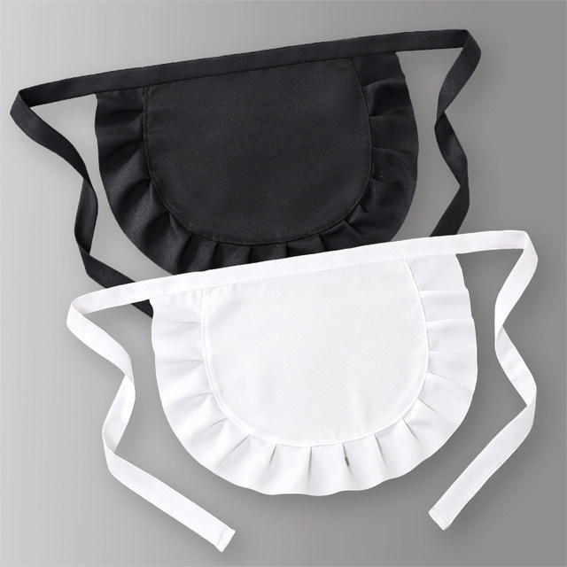 New Chinese style Chinese girl small waist lolita maid apron cute soft girl Lolita wear bib short skirt women