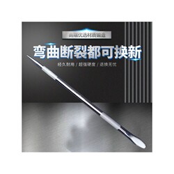 A Pry Bar with One Pointed End and One Flat End, Made of High Manganese Steel, a Stainless Steel Pry Bar, a Truck Jack Bar, a Tensioning Rod, and a Pressure Rod