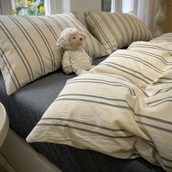 Simple Four-Piece Set of Pure Cotton Bedding, Duvet Cover, Quilt Cover, Bed Sheet, Fitted Sheet, Thickened Three-Piece Set for Student Dormitory