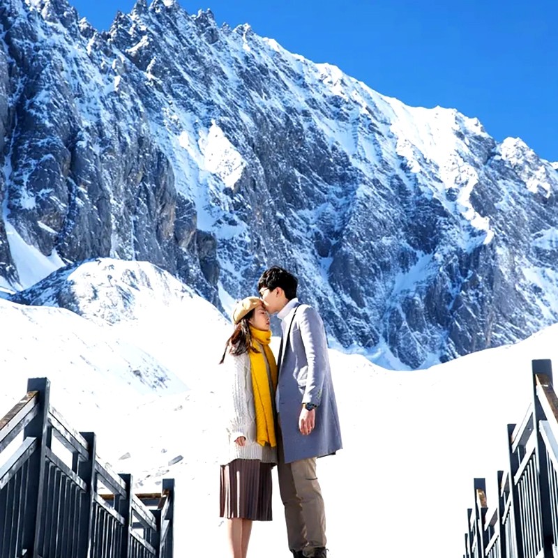 纯玩含机票 云南旅游昆明大理丽江玉龙雪山洱海廊道6天5晚跟团游