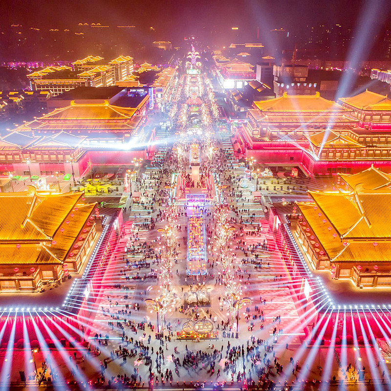 【含机票】陕西西安旅游黄帝陵南泥湾壶口瀑布华清宫7天6晚跟团游