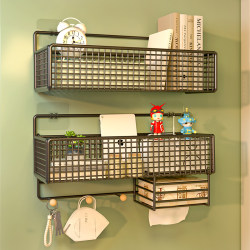 Wall-Mounted Storage Rack for Dormitory, Good Stuff for Students, Bedside Wall Hanging Snack Storage Rack, Magic Hanging Basket