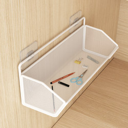 Wall-Mounted Storage Rack for Dormitory Students, Bedside Hanging Basket, No-Drill Wall-Mounted Storage Basket Shelf