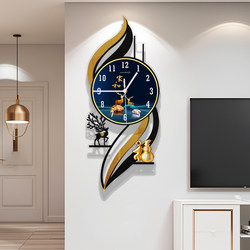 Wall Clock for Living Room, Home Use, Stylish and Creative Wall Clock, Nordic Style, Light Luxury, Silent Clock, Wall-Mounted Quartz Clock