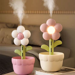 Creative Flower Humidifier Desktop USB Small Humidifier Silent Bedroom Large Mist Volume Air Purification Humidifier