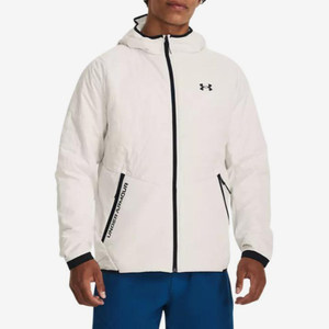 
UA/Underma genuine sports men's waterproof and splash-proof training fitness woven cotton jacket 1378494-112