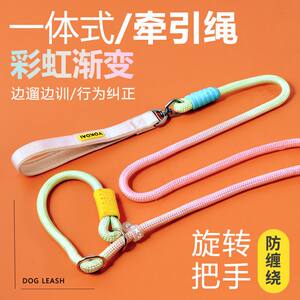 
Explosion-proof P-rope dog leash, anti-breakaway dog leash, universal dog leash, P-rope collar, dog chain for large, medium and small dogs