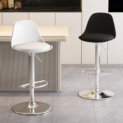 Bar Stool High Chair Bar Chair Cashier Counter Commercial Bar Stool Home Modern Simple Backrest Adjustable Chair